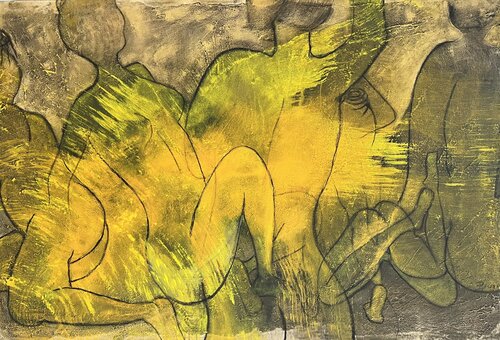 WOMEN'S SERIES I. di Judit Pongó, Pittura in vendita su Singulart