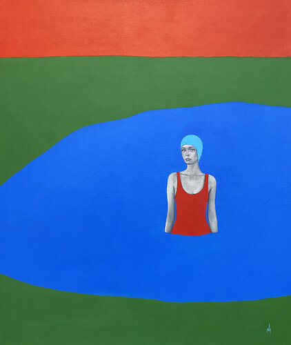 Mermaid van Margarita Ivanova, Schilderij te koop op Singulart