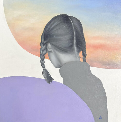Past, present, future van Margarita Ivanova, Schilderij te koop op Singulart