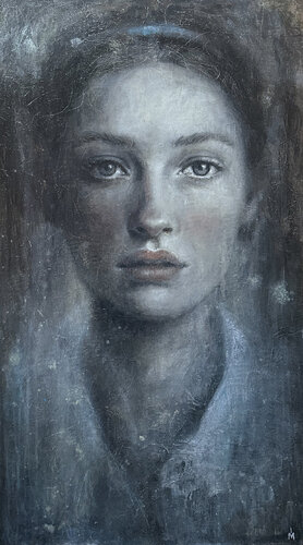 Schoolgirl van Margarita Ivanova, Schilderij te koop op Singulart