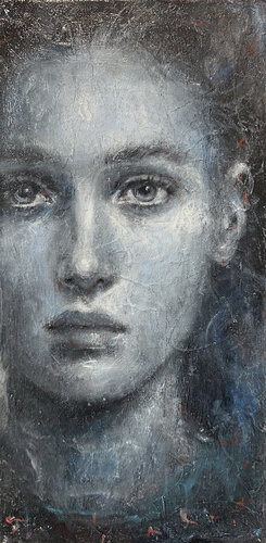 Eyes contact van Margarita Ivanova, Schilderij te koop op Singulart