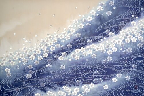 Spring Wave par Keiichi Nishimura, Peinture en vente sur Singulart