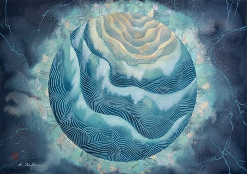 Waves of Wonder von Keiichi Nishimura, Malerei kaufen auf Singulart