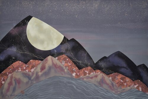 Melodious Mountains par Keiichi Nishimura, Peinture en vente sur Singulart