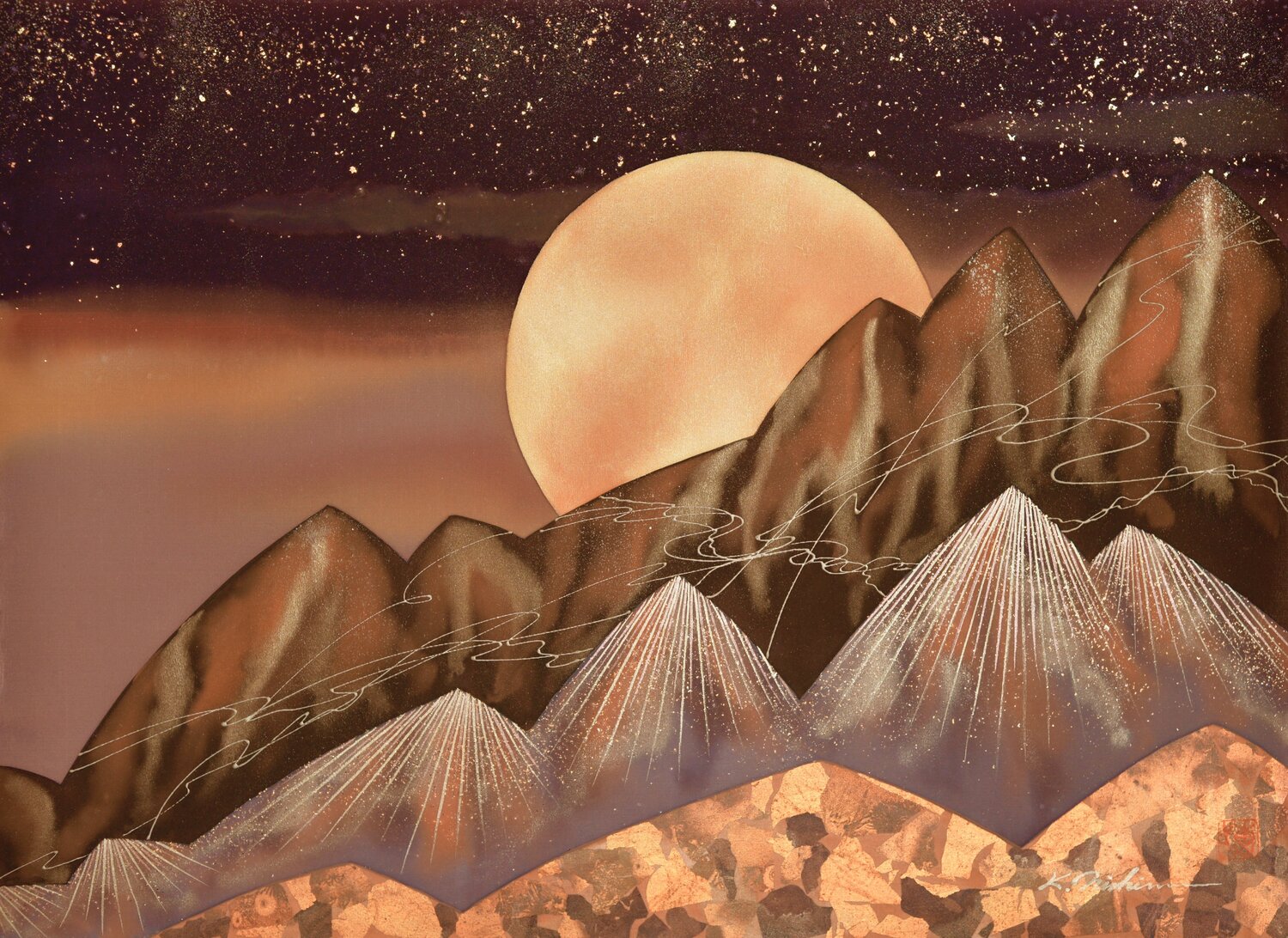 Magical glow of the Full Moon Keiichi Nishimura