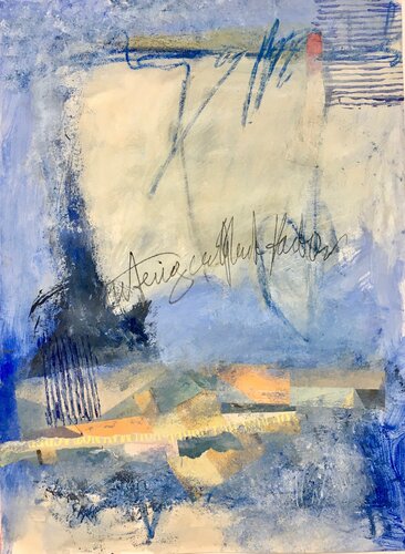 Entering Cuttyhunk Harbor I van Preston Trombly, Werk op papier te koop op Singulart