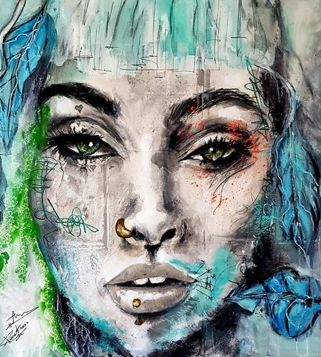 Ice van Franck Sastre, Schilderij te koop op Singulart