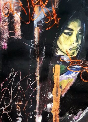 Noir van Franck Sastre, Schilderij te koop op Singulart
