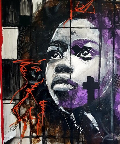 Black soul van Franck Sastre, Schilderij te koop op Singulart