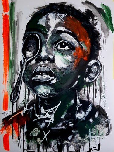 La cuillère vide van Franck Sastre, Schilderij te koop op Singulart