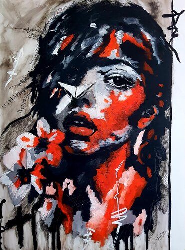 Le vol du silence van Franck Sastre, Schilderij te koop op Singulart