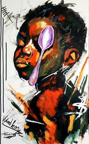 Ma cuillère van Franck Sastre, Schilderij te koop op Singulart