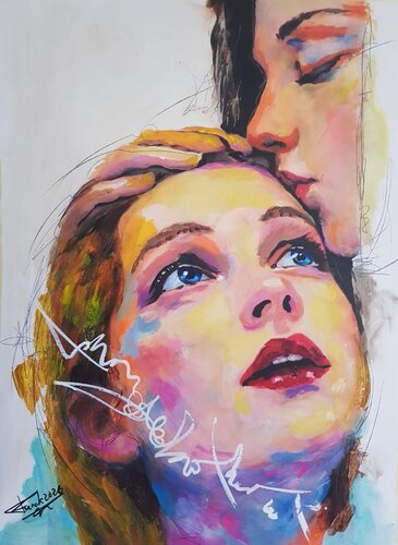 Mïa Pietà van Franck Sastre, Schilderij te koop op Singulart