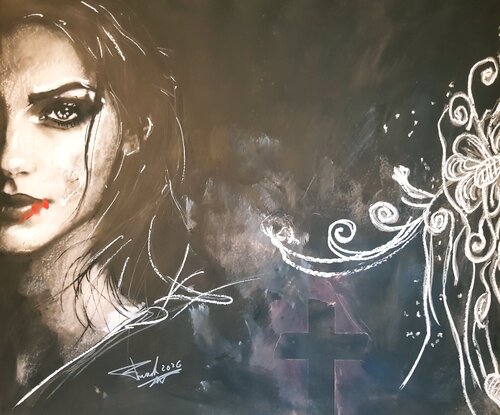 ANIMA velata van Franck Sastre, Schilderij te koop op Singulart
