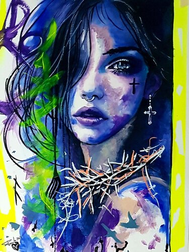 ESPINO par Franck Sastre, Peinture en vente sur Singulart