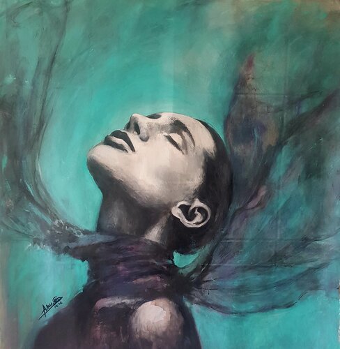 EL VUELO by Franck Sastre, 회화 for Sale on Singulart
