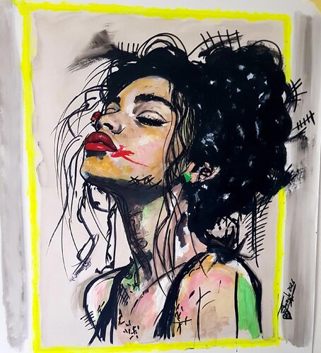 INDOMABLE de Franck Sastre, Pintura a la venta en Singulart