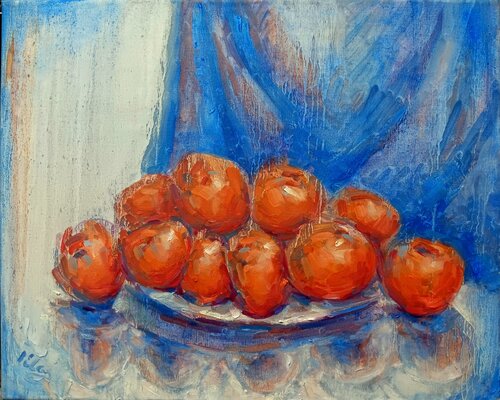 Tangerines von Alex Klas, Malerei kaufen auf Singulart