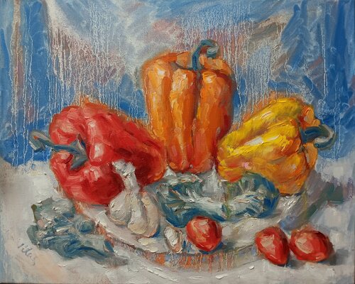 Still Life with Sweet Peppers Alex Klas