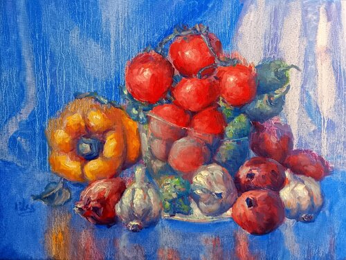 Vegetable Still Life von Alex Klas, Malerei kaufen auf Singulart