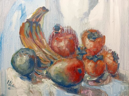 Still Life with Fruit von Alex Klas, Malerei kaufen auf Singulart