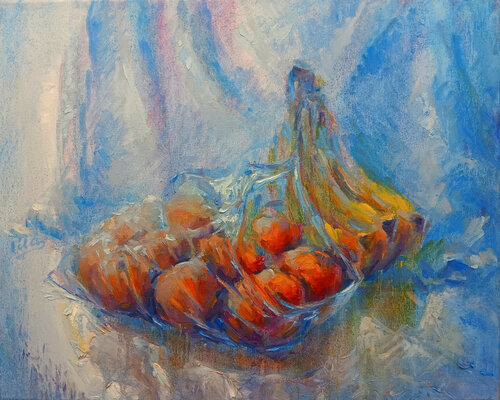 Oranges and Bananas von Alex Klas, Malerei kaufen auf Singulart
