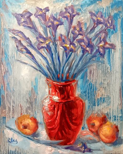 Irises van Alex Klas, Schilderij te koop op Singulart