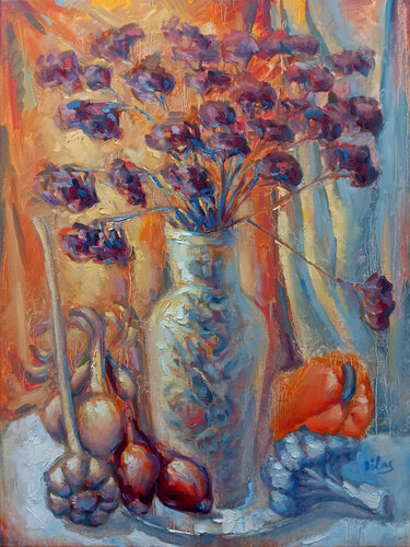 Purple Shades ll van Alex Klas, Schilderij te koop op Singulart