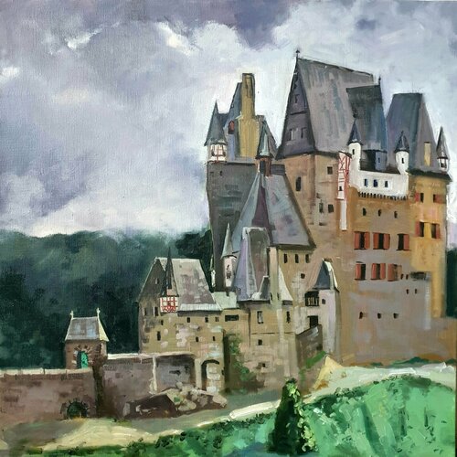Burg Eltz von Karina Ludborzha, Malerei kaufen auf Singulart