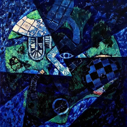 Entrance to Atlantis de Karina Ludborzha, Pintura a la venta en Singulart