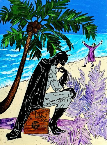Thoughts of high ground. von Karina Ludborzha, Malerei kaufen auf Singulart