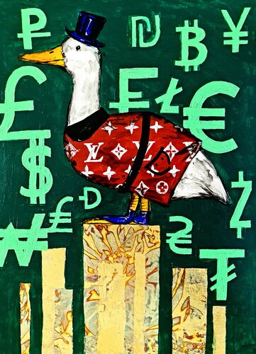 Scrooge Mc Duck von Karina Ludborzha, Malerei kaufen auf Singulart