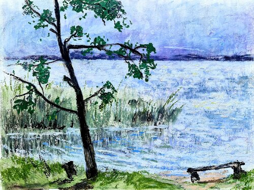 60 MINUTEN VOR GEWITTER von Karina Ludborzha, Malerei kaufen auf Singulart