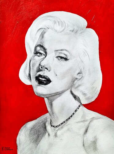 Marylin Monroe by Karina Ludborzha, Painting for Sale on Singulart
