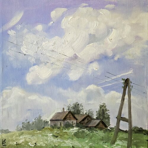 Ein sonniger Junitag par Karina Ludborzha, Peinture en vente sur Singulart