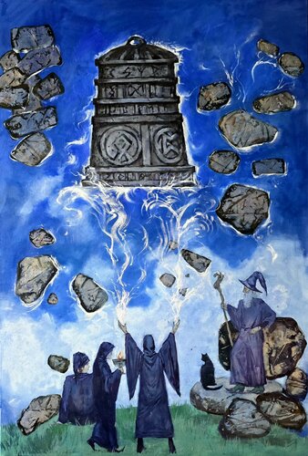 Das Ritual de Karina Ludborzha, Pintura a la venta en Singulart