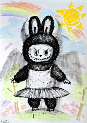 LABUBU von Karina Ludborzha, Zeichnungen kaufen auf Singulart