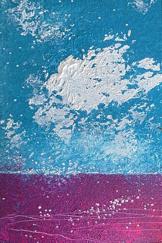 Frühlingshimmel de Karina Ludborzha, Pintura a la venta en Singulart