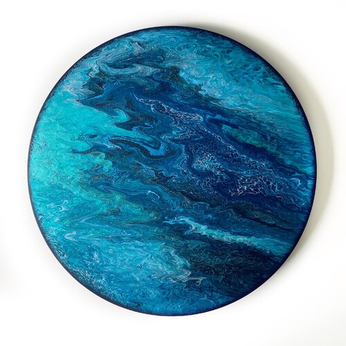 La Grotta Azzurra - The Blue Grotto von tiziana adreani, Malerei kaufen auf Singulart