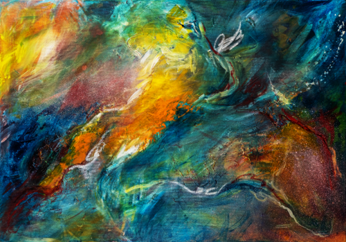 This Feels Good van Christina von Dwingelo-Lütten, Schilderij te koop op Singulart