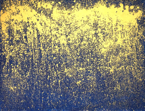 Golden Stardust von Jürgen Angeler, Malerei kaufen auf Singulart