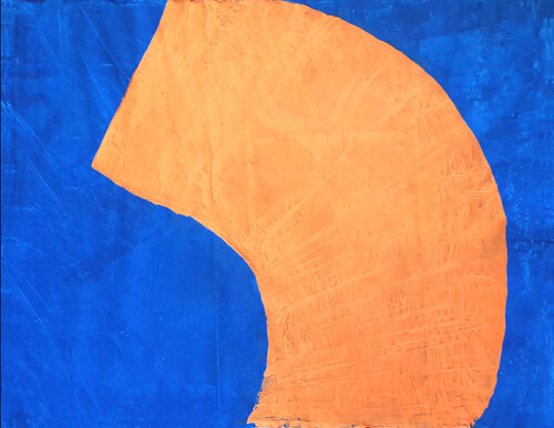 Orange Moon par Jürgen Angeler, Peinture en vente sur Singulart