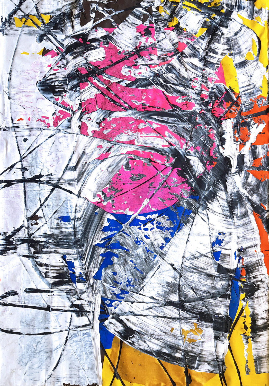 Pink Glowing Sunset Jürgen Angeler Pintura original en venta