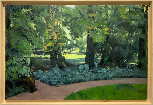 EN LOS JARDINES DEL CAMPO DEL MORO van Antonio Mateos Prieto, Schilderij te koop op Singulart