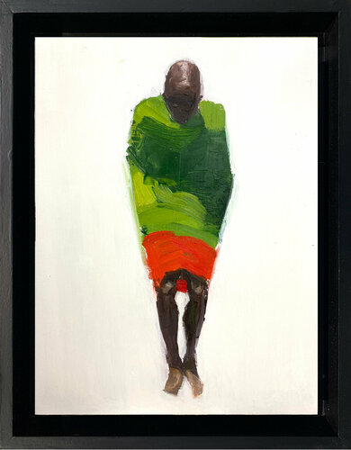 Jumping on green and red von Antonio Mateos Prieto, Malerei kaufen auf Singulart