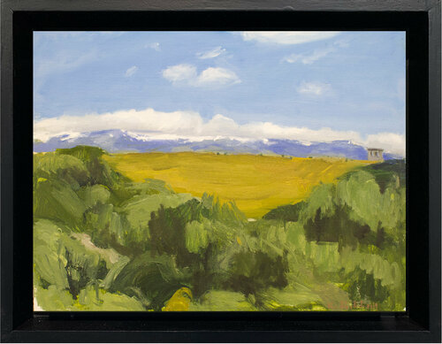 Paisaje, cuadros de paisajes. Montaña. Nieve. árboles. Paisajes. di Antonio Mateos Prieto, Pittura in vendita su Singulart