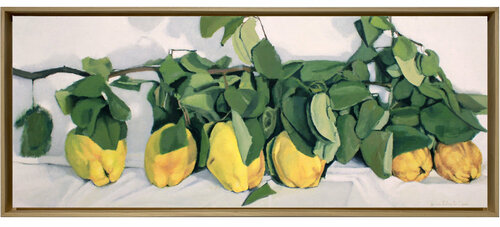 MEMBRILLOS EN UNA RAMA, BODEGÓN (STILL LIFE) de Antonio Mateos Prieto, Pintura a la venta en Singulart