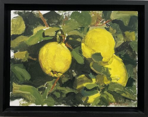 QUINCES ON THE TREE. von Antonio Mateos Prieto, Malerei kaufen auf Singulart