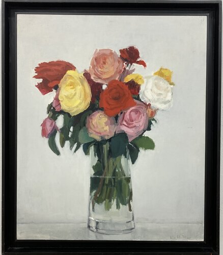 FLOWERS IN A VASE von Antonio Mateos Prieto, Malerei kaufen auf Singulart