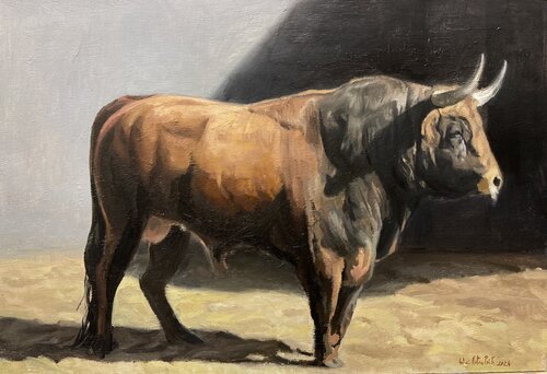 Taureau. Bull. Toro. (VII) di Antonio Mateos Prieto, Pittura in vendita su Singulart